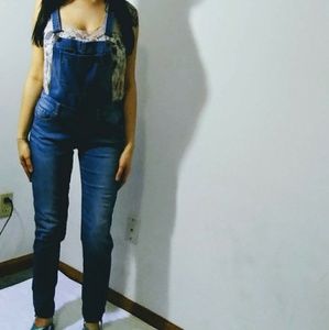 Bullhead Denim Overalls Womens Size XS